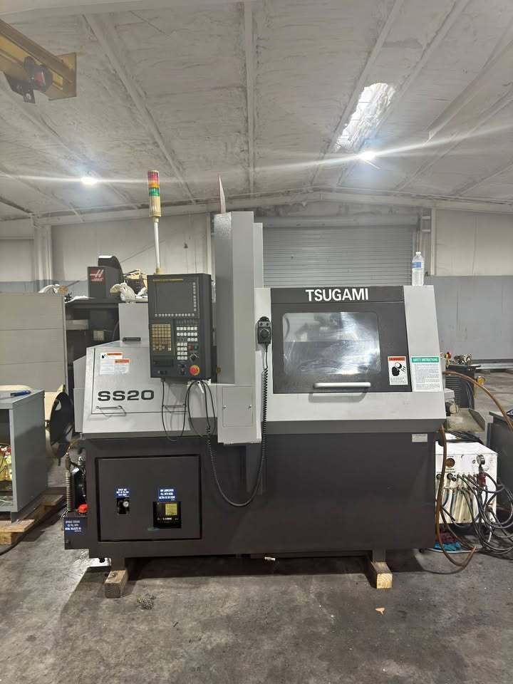 Tsugami #SS20, Swiss Type Automatic Screw Machine, 7-axis, 0.75" spindle hole diameter, 8.67" max. machining - Image 1