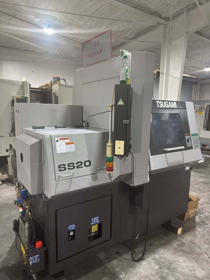 Tsugami #SS20, Swiss Type Automatic Screw Machine, 7-axis, 0.75" spindle hole diameter, 8.67" max. machining - Image 2