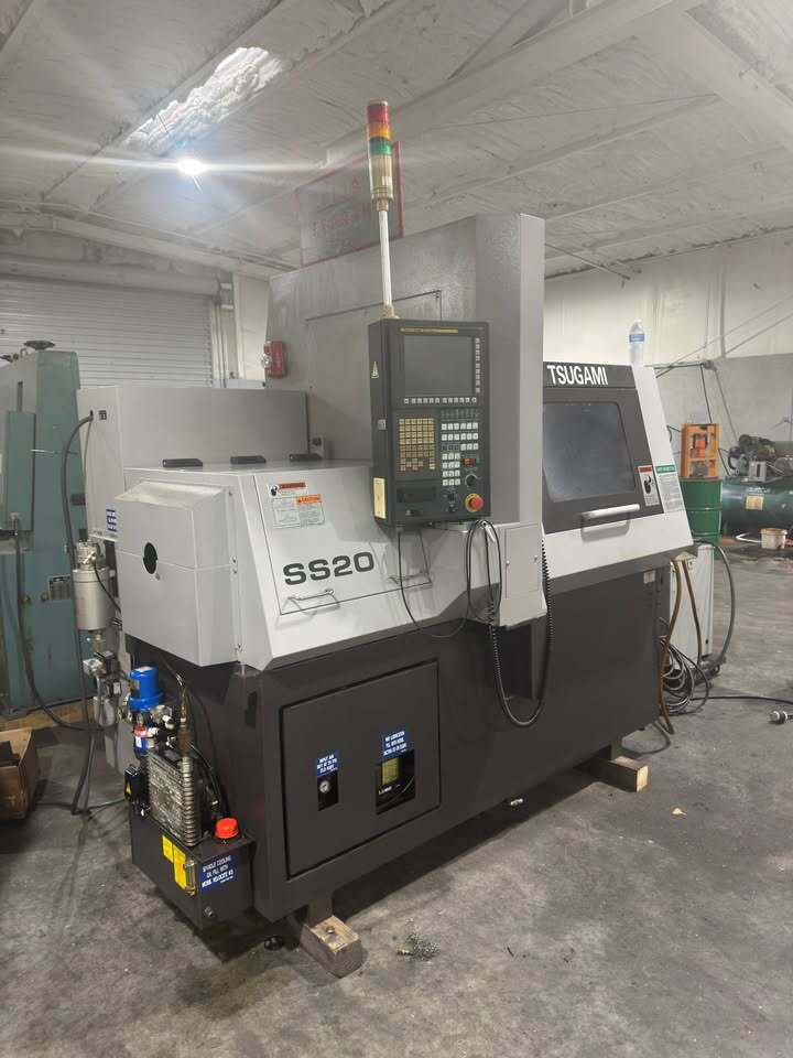 Tsugami #SS20, Swiss Type Automatic Screw Machine, 7-axis, 0.75" spindle hole diameter, 8.67" max. machining - Image 3