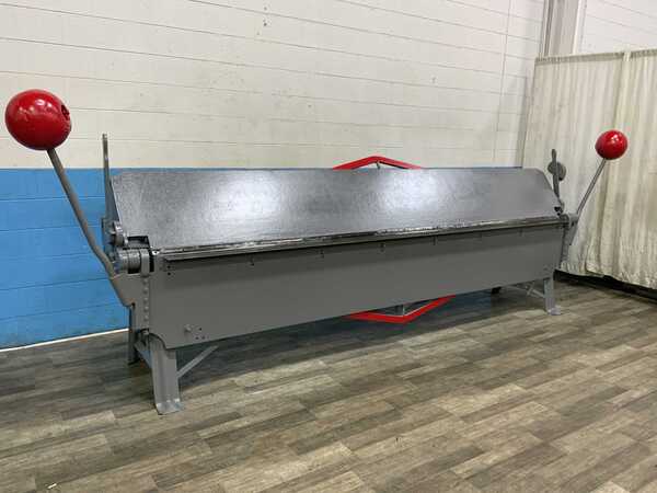 18 gauge x 12' Dreis & Krump #1218, apron brake, 2-1/4" max opening, 1" flange, 1/2" front-rear adjustment - Image 8