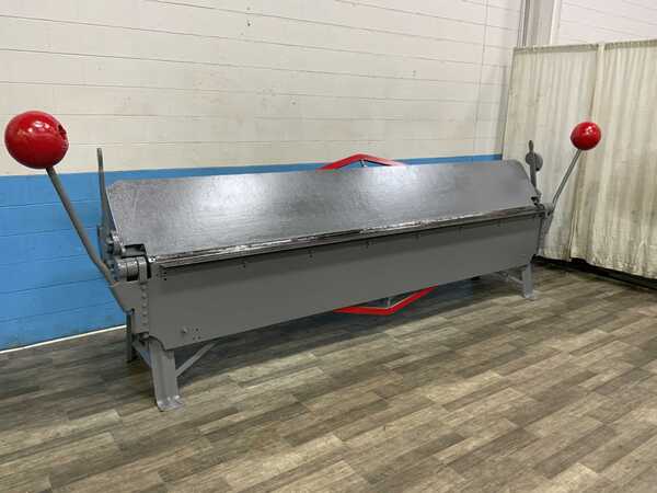 18 gauge x 12' Dreis & Krump #1218, apron brake, 2-1/4" max opening, 1" flange, 1/2" front-rear adjustment - Image 10