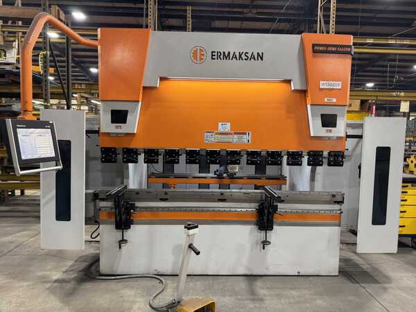 110 Ton, Ermaksan #Power-Bend-Falcon, CNC hydrauic press brake, 8.6'OA, 86.6" between housing, 10.8" stroke - Image 2