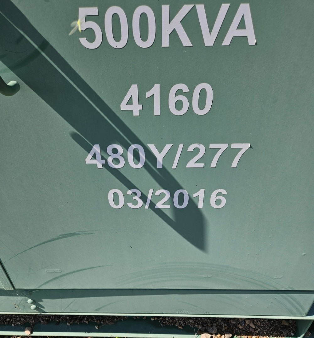 500 KVA 4160 Primary, 480Y/277 Secondary, Boundary Electric Pad Mounted Oil Transformer, 2016 - Image 8