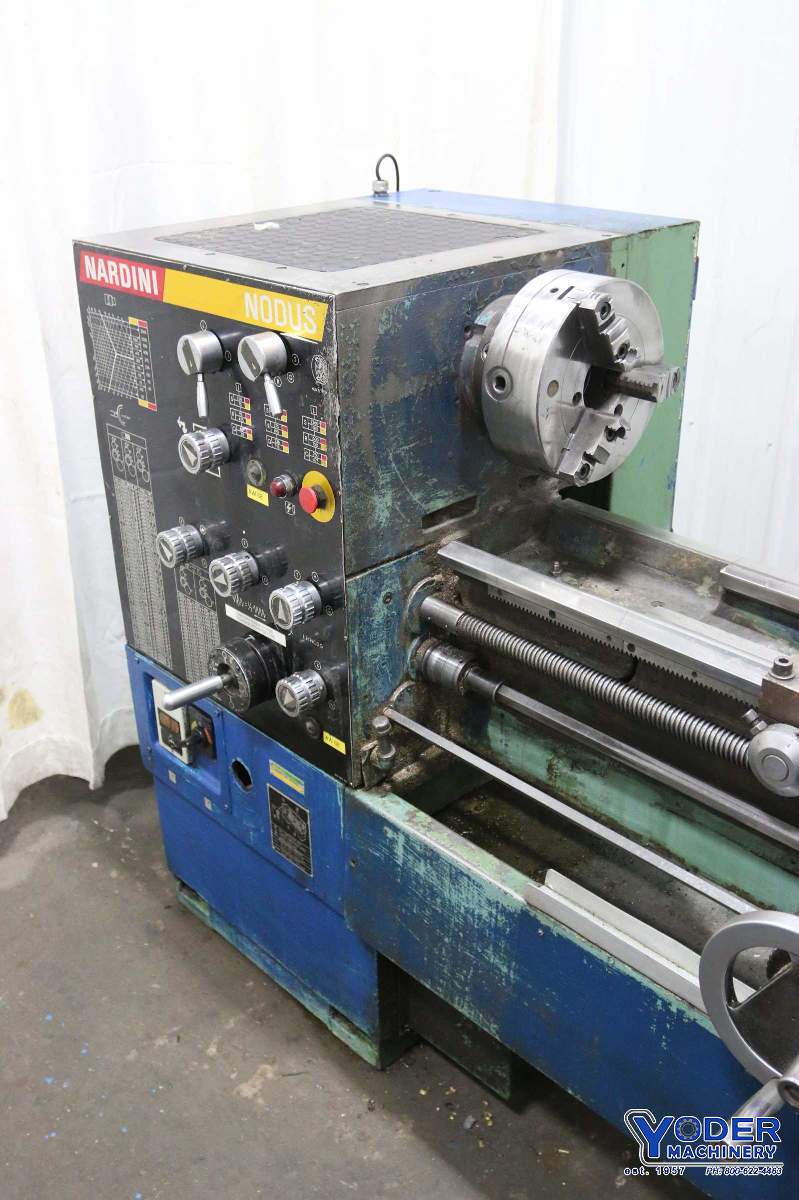 17" x 60" Nardini #ND-1760, engine lathe, 10.625" swing over cross slide, inch/metric threads, #4MT, 1995 - Image 2