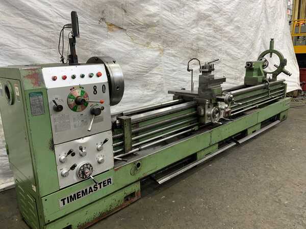 30" x 160" Timemaster #N-3022X1600, engine lathe, inch/metric threads, 3 & 4-jaw chuck, foot brake, 15 HP - Image 3