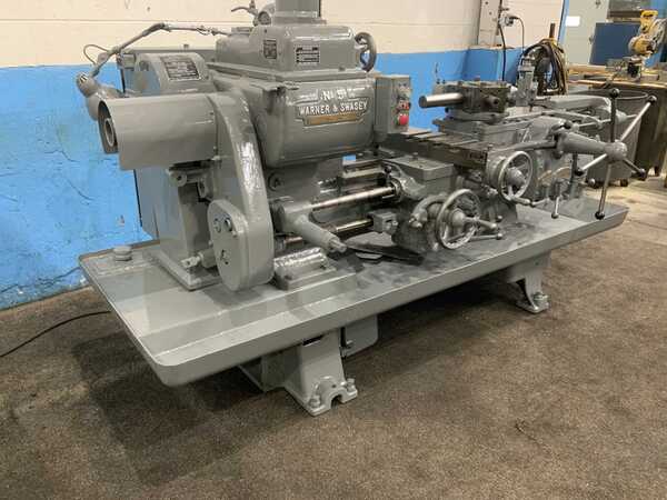 No. 5 Warner & Swasey, M1740, ram type turret lathe, 20" swing, 10-1/4" swing over cross slide, 10 HP, taper - Image 3
