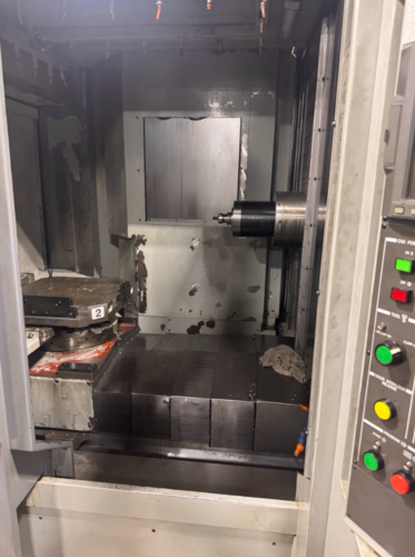 Hyundai Kia #HS-500, 4-Axis Horizontal Machining Center, 33.4" X, 27.5" Y, 29.5" Z, 19.68" overall Pallet - Image 2