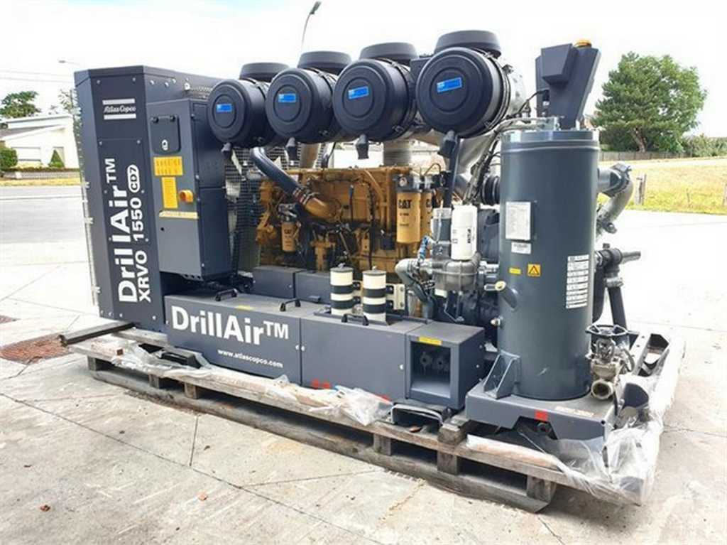 1525 cfm, 365 psi, Atlas Copco #XRVO1550CD7, air compressor, 56 hours, 700 HP Caterpillar C18 engine, Tier 3 - Image 3