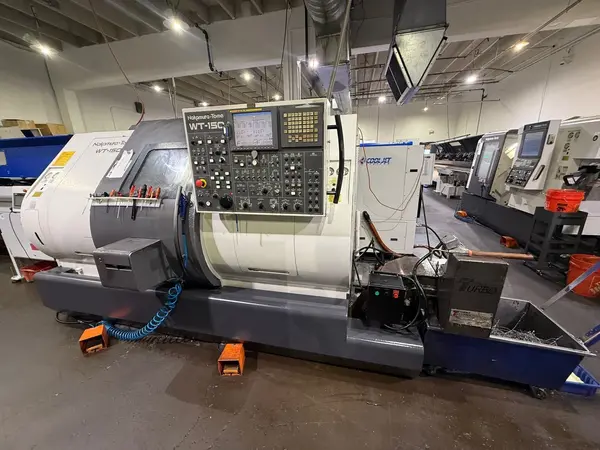 Nakamura Tome #WT-150, multi-axis CNC lathe, 2" bar, 29.5" centers, 7.48" dia., 15.7" lgth, 12 turret, Fanuc - Image 1