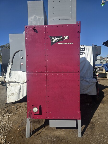 4000 cfm Microair #RP8, cartridge dust collector, Mitsubishi laser - Image 2