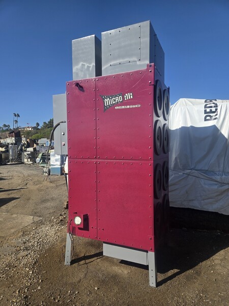 4000 cfm Microair #RP8, cartridge dust collector, Mitsubishi laser - Image 7