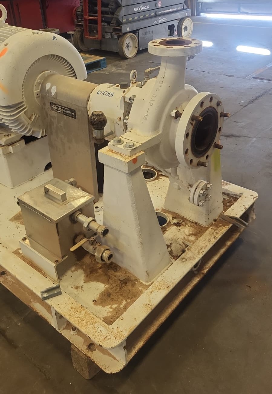 770 GPM @ 416' TDH, Sulzer Bingham #3x6x11.5A CAP, horizontal multi-stage centrifugal pump, complete - Image 4