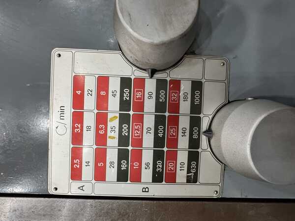5-1/8" Wotan #B-130S, horizontal boring mill, 60" x 67" table, 2-Axis Newall C080 digital read out, pendant - Image 10