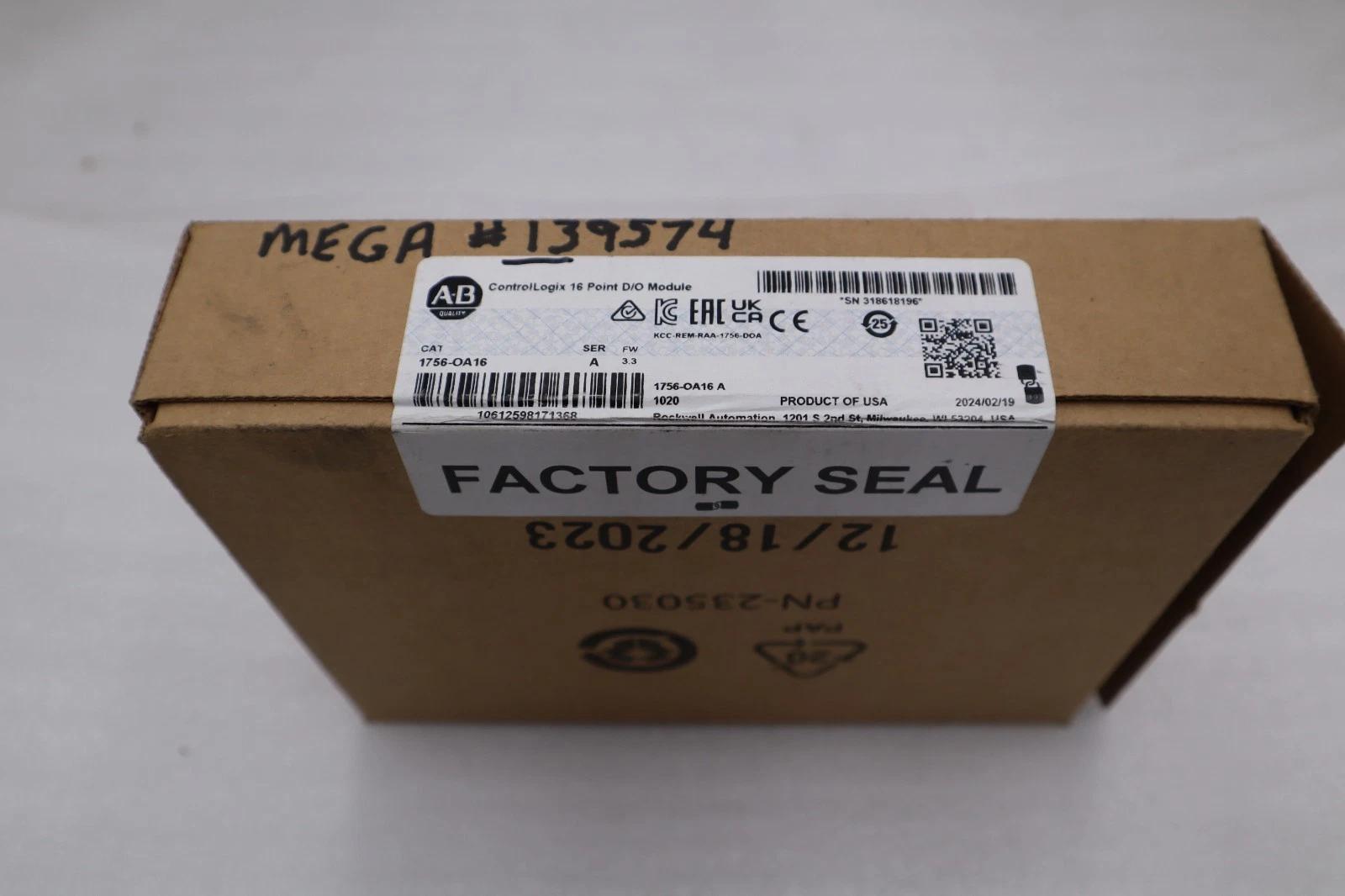 NEW SEALED Allen-Bradley BRADLEY 1756-OA16 ControlLogix 16 Point drawout Module STK GF22 - Image 2