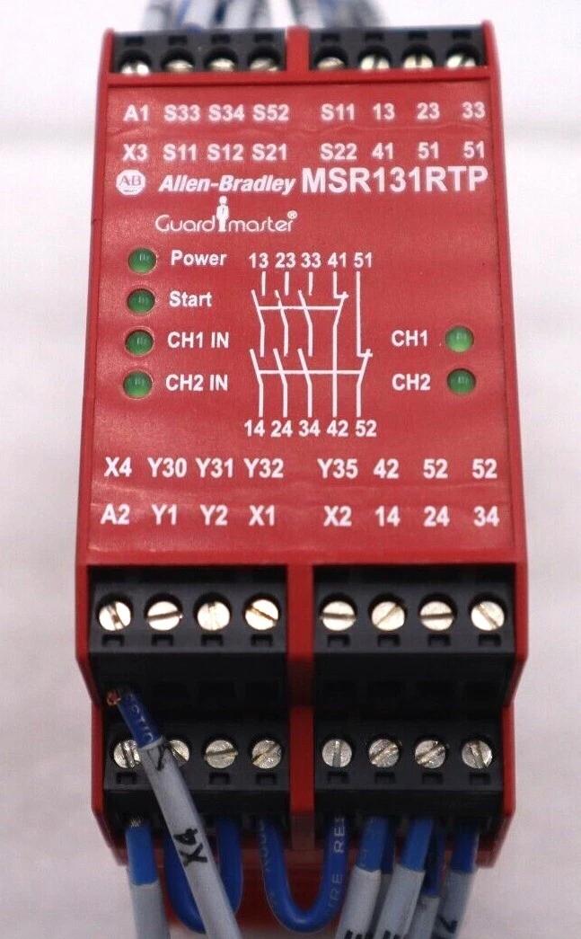 Allen-Bradley bradley msr131rtp 440rc23139 safety relay ser b 24v #l-390 - Image 1