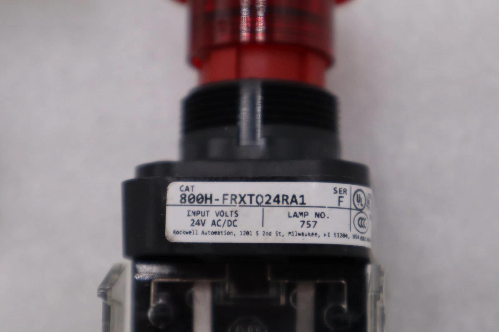 Allen-Bradley 800H-FRXTQ24RA1 Emergency Stop Pushbutton Switch STOCK H864A - Image 2