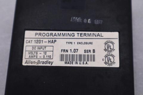 Allen-Bradley 1201-HAP Programming Terminal AB STOCK H1231A - Image 2