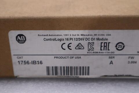 Allen-Bradley Bradley 1756-IB16 Ser A ControlLogix Input Module STOCK 1393CC - Image 3