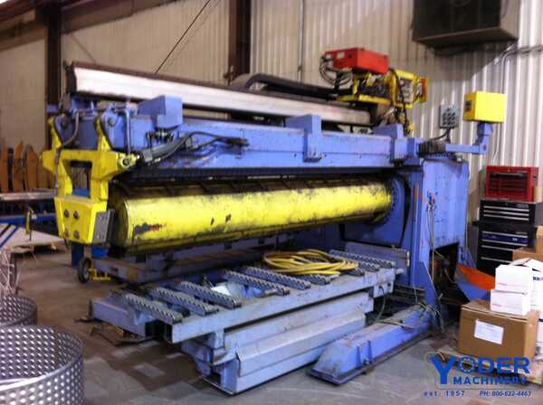 10' Cloos flat plate/cylinder seam welder w/power supply, Mig welding package, #61634 - Image 6