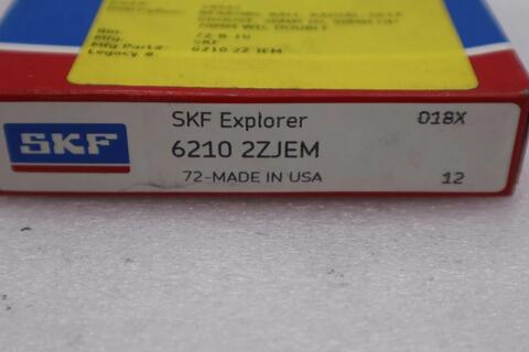 NEW SKF 6210 2ZJEM Ball Bearing 62102ZJEM 6210-2ZJEM STK L216CC - Image 2