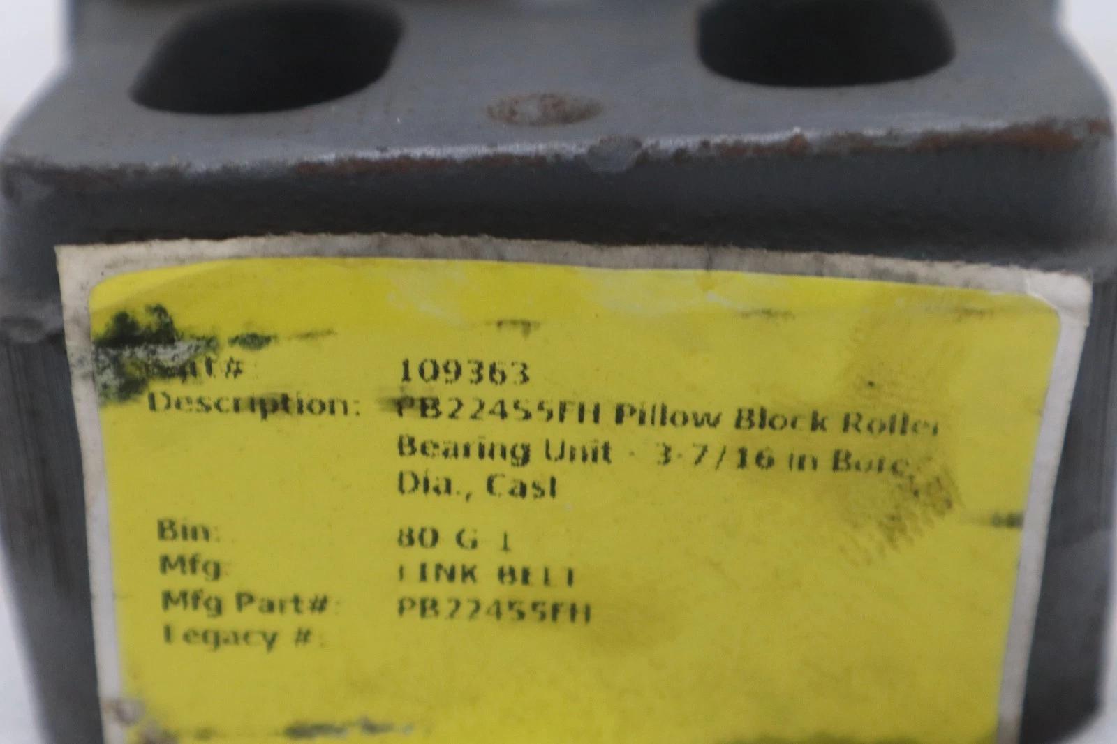 Rexnord p-b22455fh self-aligning roller bearing - stock cc-55 - Image 3