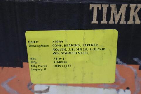 Timken hm911242-90010 / hm91124290010 (new in box) bearing stock 5127cc - Image 4