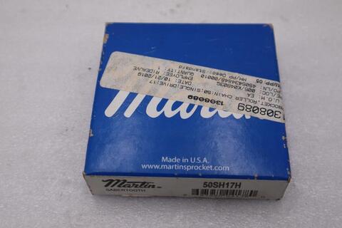 NEW Martin 50SH17H Roller Chain Sprocket SH Bore STOCK H1437A - Image 1