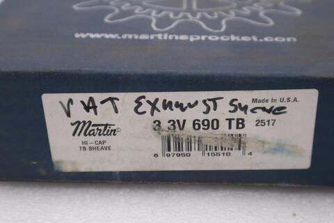 Martin 3 3v 690 tb, 2517 high cap tb sheave, 3 groove, stock 5707cc - Image 2