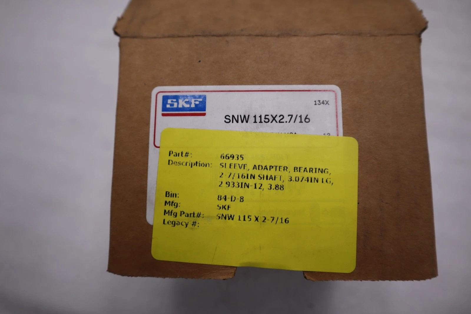 snw 115x2.7/16 skf standard accessories NEW IN BOX STOCK 3009CC - Image 2