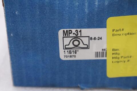 NEW OPEN BOX Sealmaster MP-31 Pillow Block Bearing Ball 1-15/16" Bore STK 5594CC - Image 2