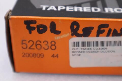 NEW Timken 52638 Tapered Roller Bearing Cup STOCK 1662CC - Image 2