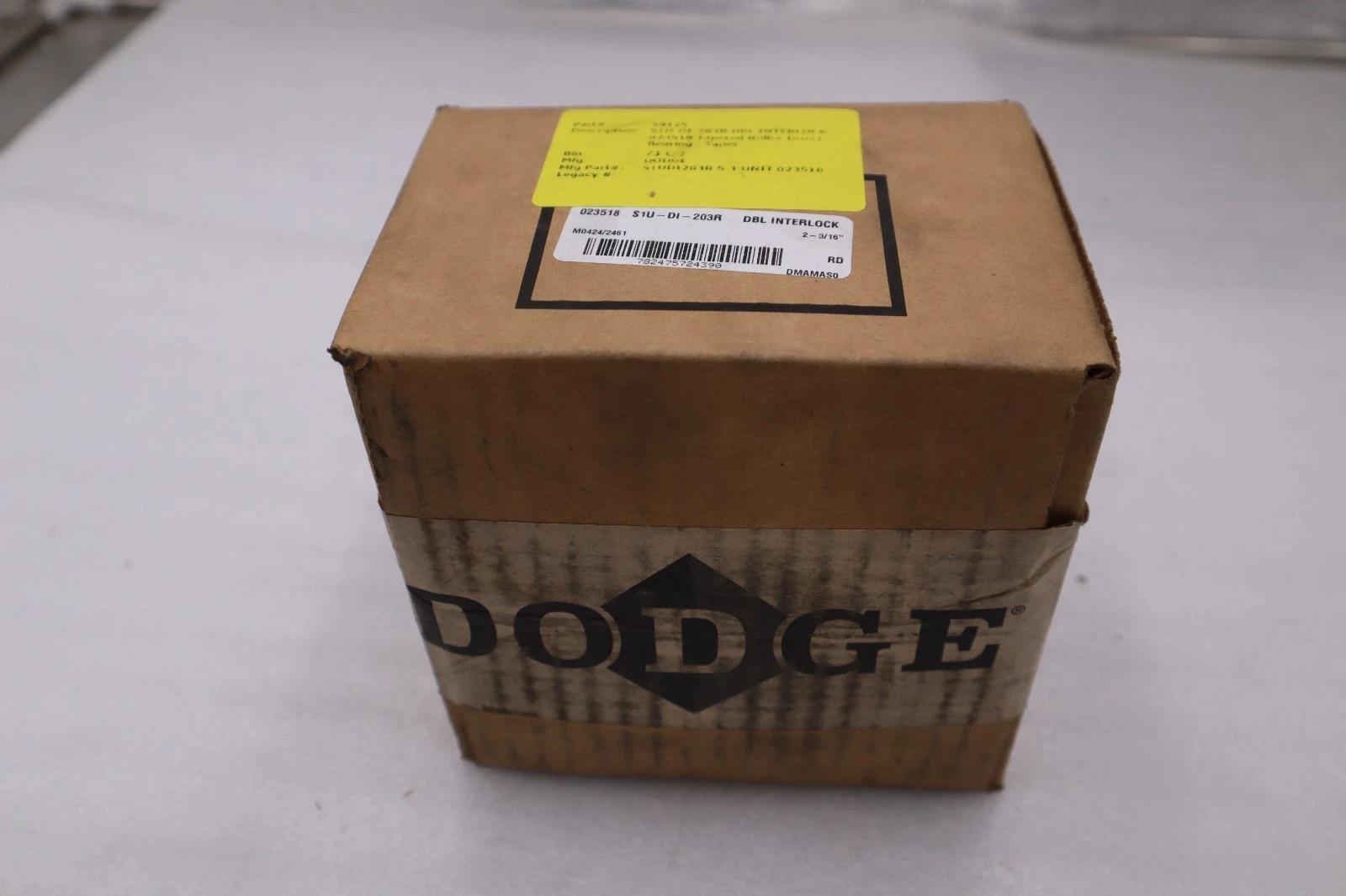 New dodge 023518 s1u-di-203r double interlock tapered roller bearing stock 3109cc - Image 3