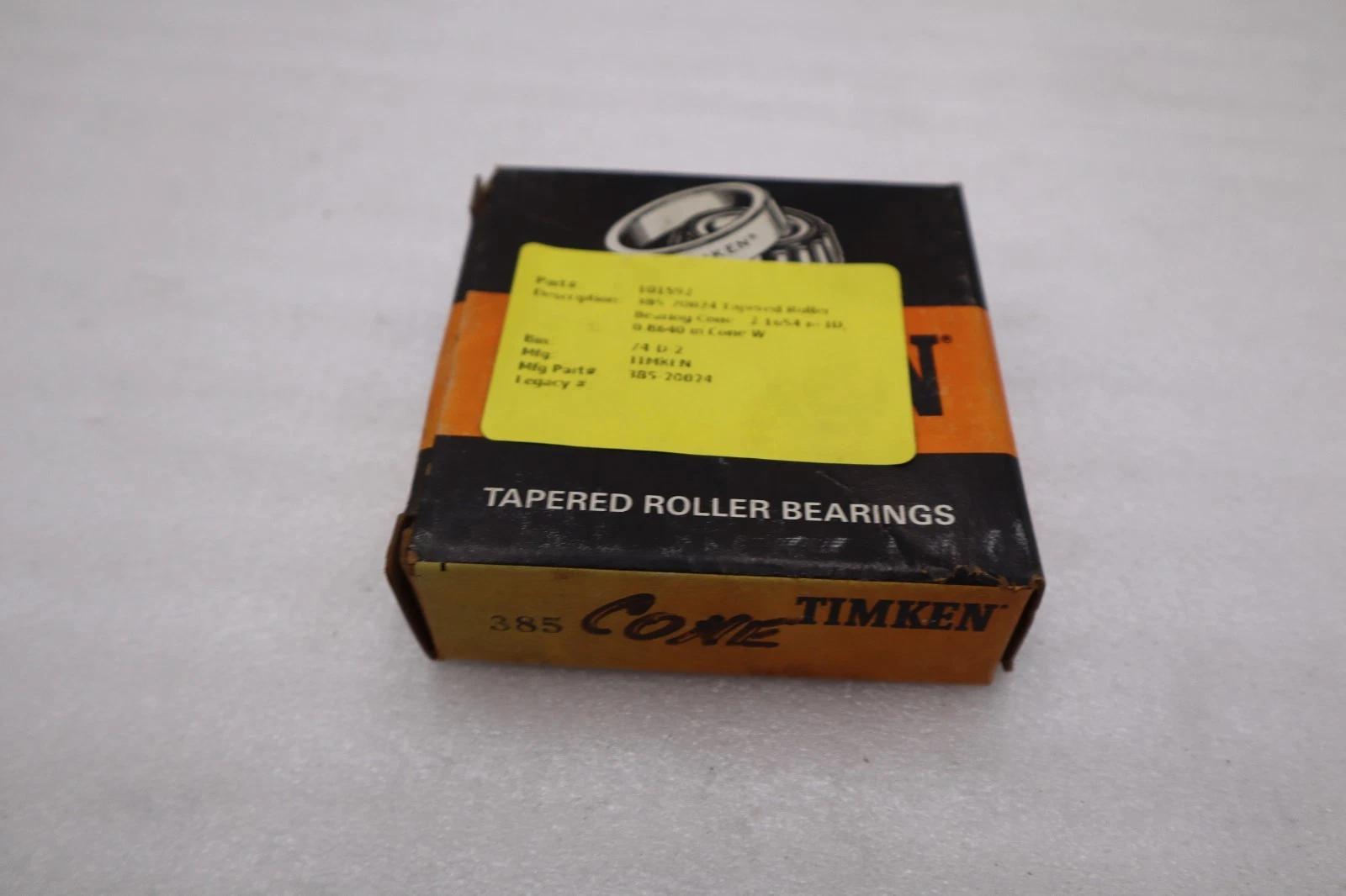 NEW Timken 385 Tapered Roller Bearing Cone STOCK 1561CC - Image 1