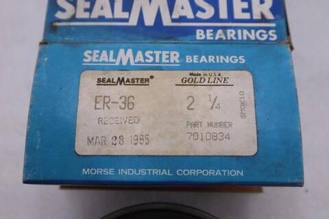 NEW OPEN BOX Sealmaster ER-36 2-1/4" Insert Bearing STK K-3238CC - Image 2