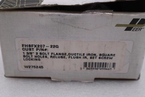 New open box fhsfx207-22g - peer bearing stock h932a - Image 3