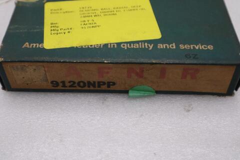 New in box fafnir roller bearing 9120npp stock l240cc - Image 2