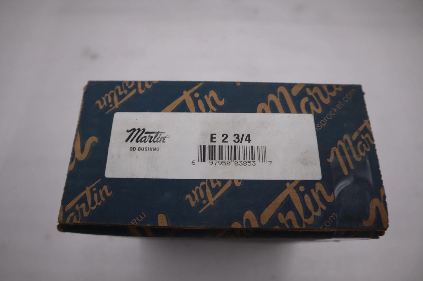 New open box martin sprocket e 2 3/4 qd bushing e234 stock 4912cc - Image 2