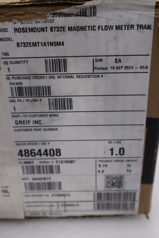 NEW OPEN BOX ROSEMOUNT 8732EMT1A1N5M4 Flow Transmitter STOCK GF7 - Image 5