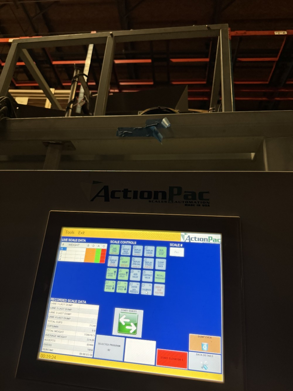 Action Pac food grade weigher and feeder, 4 lane - Image 4