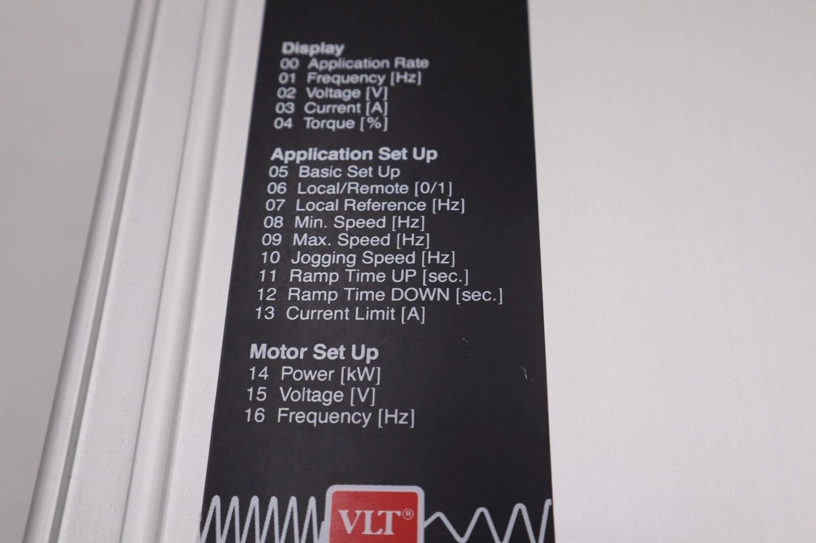 Danfoss 175L1018 VLT Type 3002 Variable Speed Drive NEW STOCK 2190 - Image 4