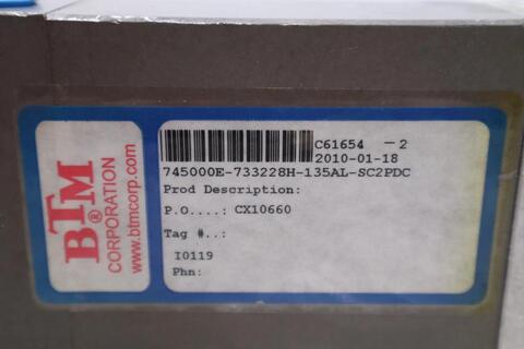 Btm corp 745000e-733228h-135al-sc2pdc stock #2950 - Image 6