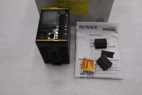 Keyence GC-1000 Industrial Safety Controller Ethernet LCD STOCK 1416CC - Image 1