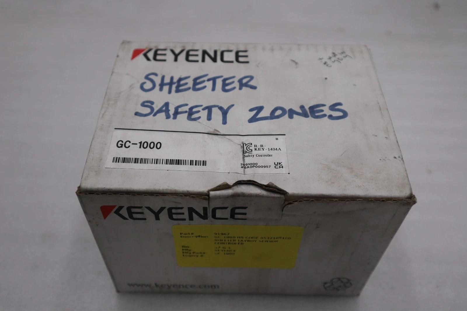 Keyence GC-1000 Industrial Safety Controller Ethernet LCD STOCK 1416CC - Image 5