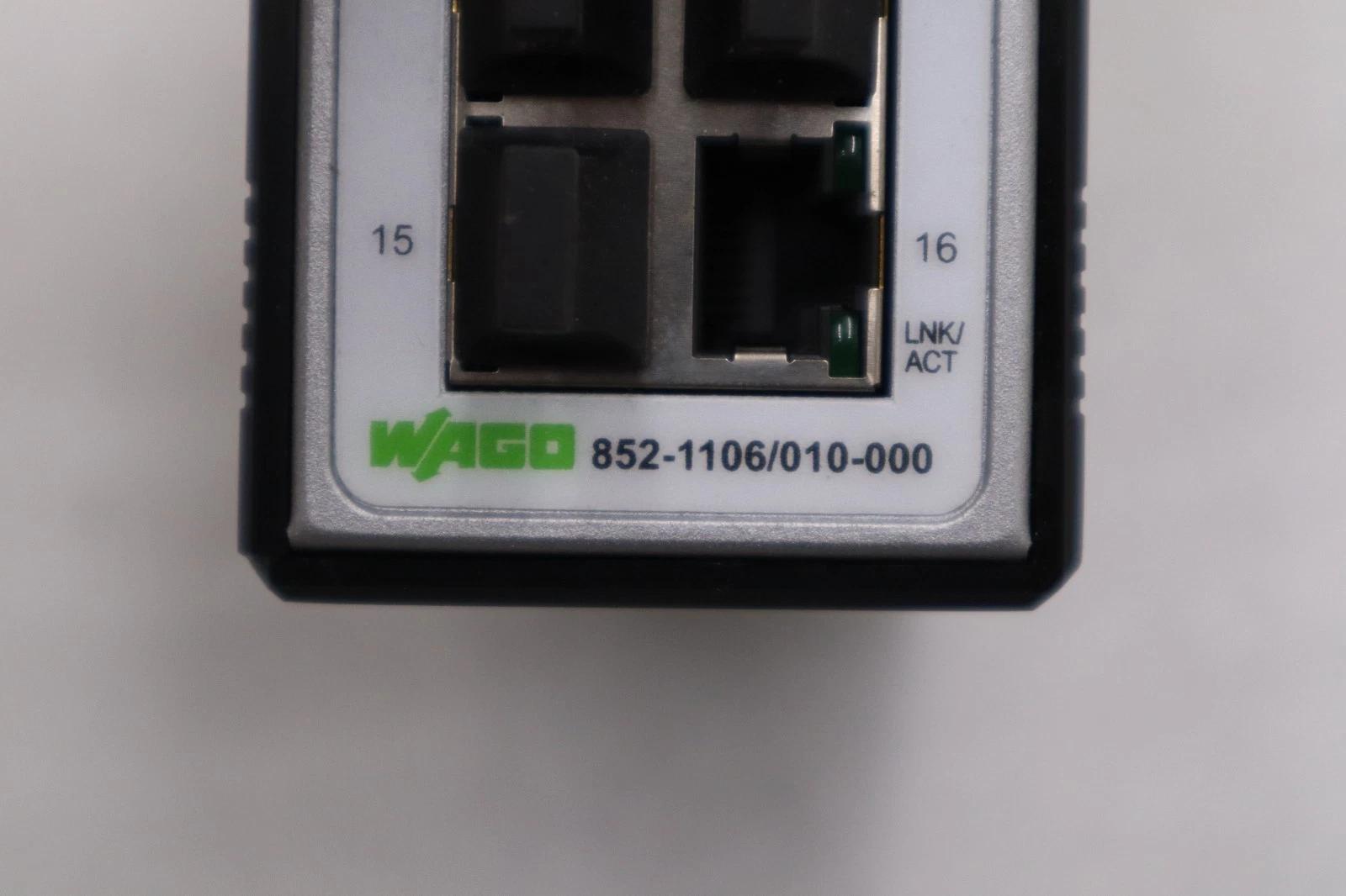 NEW OPEN BOX WAGO 852-1106/010-000 NETWORK SWITCH 16 Ethernet ports STK H912A - Image 2