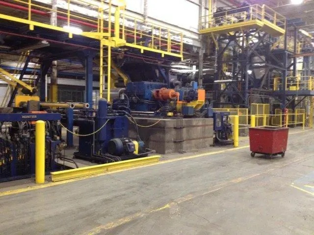 Hunter / GFG, Aluminum Can-End Coating Line, 60" x 0.008-0.020" strips, 300 FPM, 1975 - Image 1