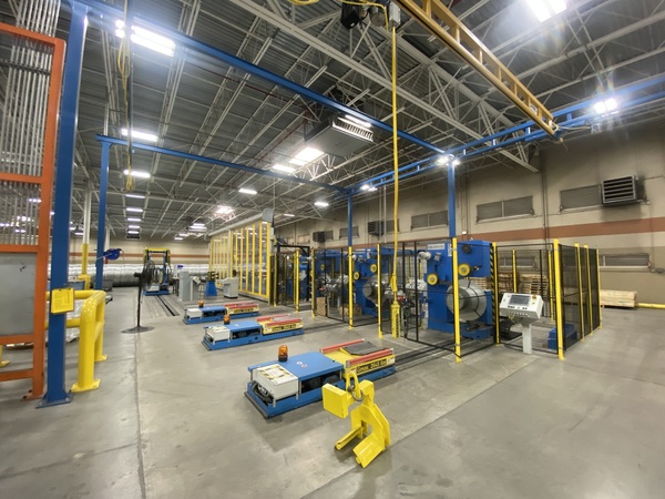 12" x .032" B+S, Precision Traverse Winding Slitting Line, LR, 656 FPM, 480 V., 2022 - Image 2