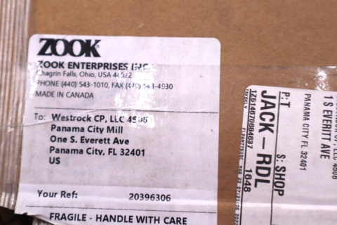 Zook 3054069 804-J-4-B Holder Source Rupture Disc Holders New Open Box #3633 - Image 3