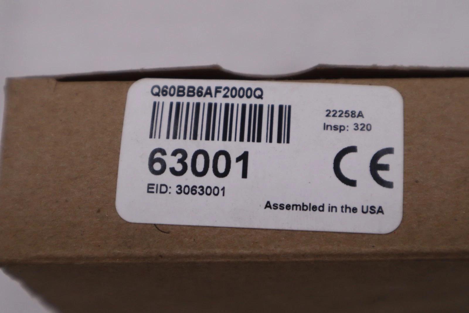 Banner engineering q60bb6af2000q 63001 10-30vdc - stock k763cc - Image 3