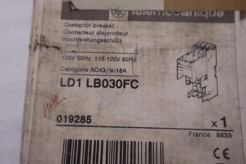 New open box ld1lb030fc telemecanique integral starter stock k3976cc - Image 3