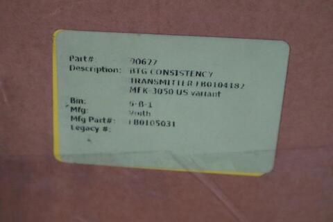BTG MEK-3000 Twin Torque Rotating Consistency Transmitter (NO DISPLAY) NEW - Image 4